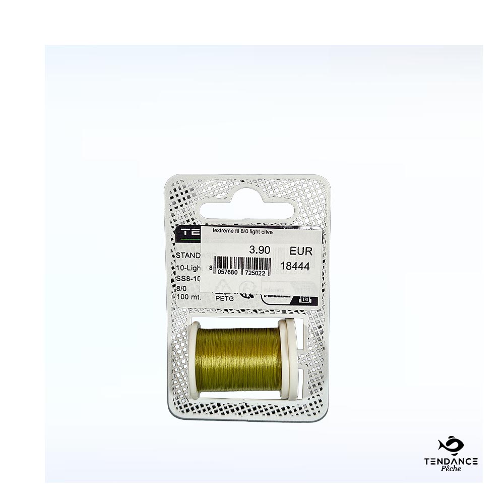 Fil De Montage Textreme 8/0 – Light Olive (Olive Clair) - Textreme