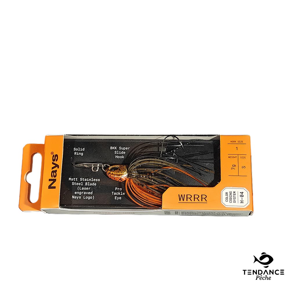 Chatterbait Nays Wrrr Taille S (7G) – Coloris H-04 - Nays