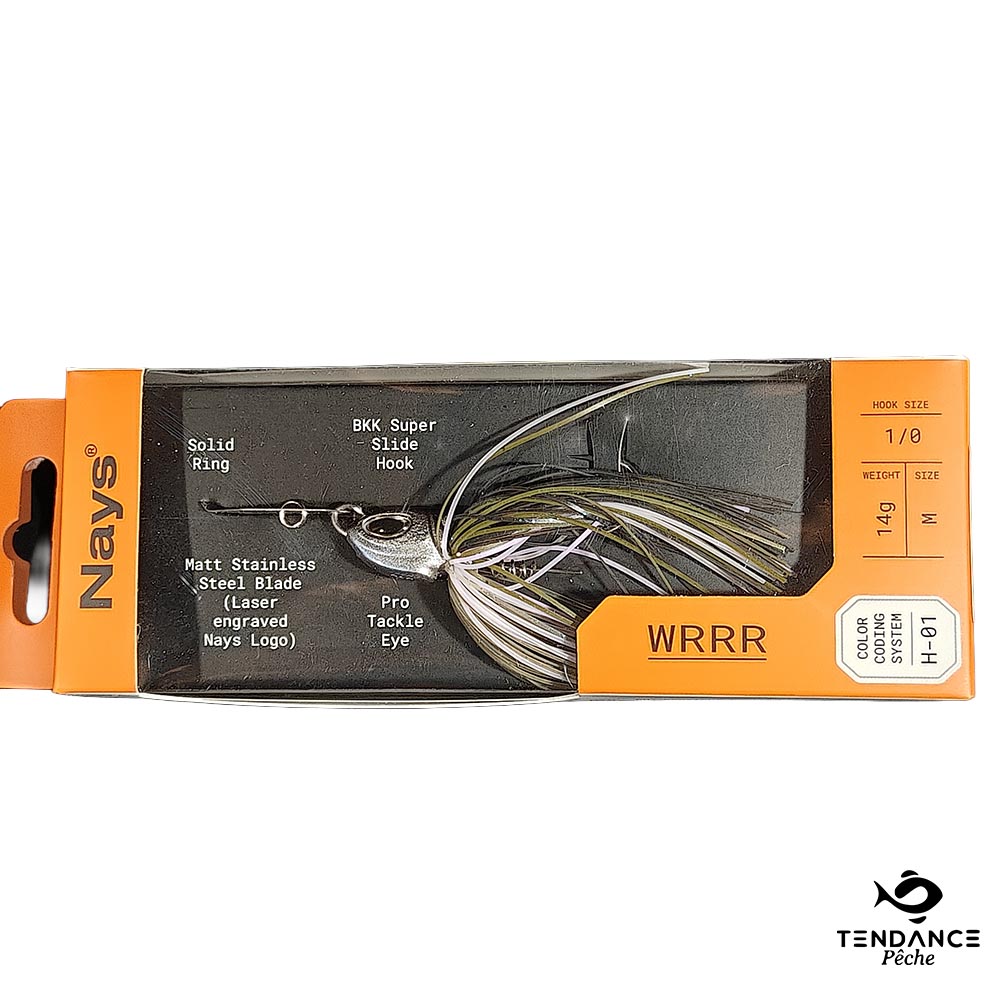 Chatterbait Nays Wrrr Taille M (14G) – Coloris H-01 - Nays