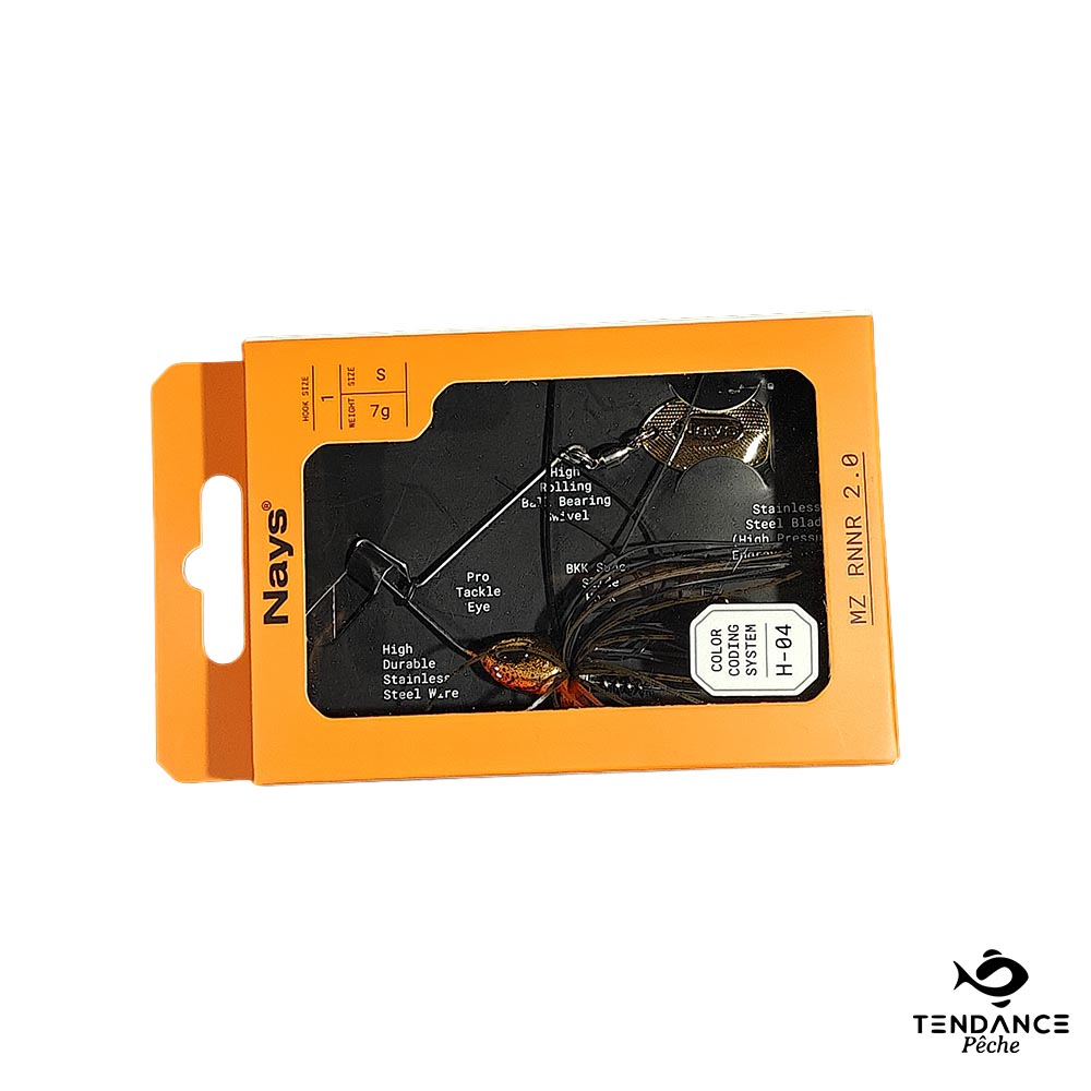 Spinnerbait Nays Mz Rnnr 2.0 Taille S (7G) – Coloris H-04 - Nays
