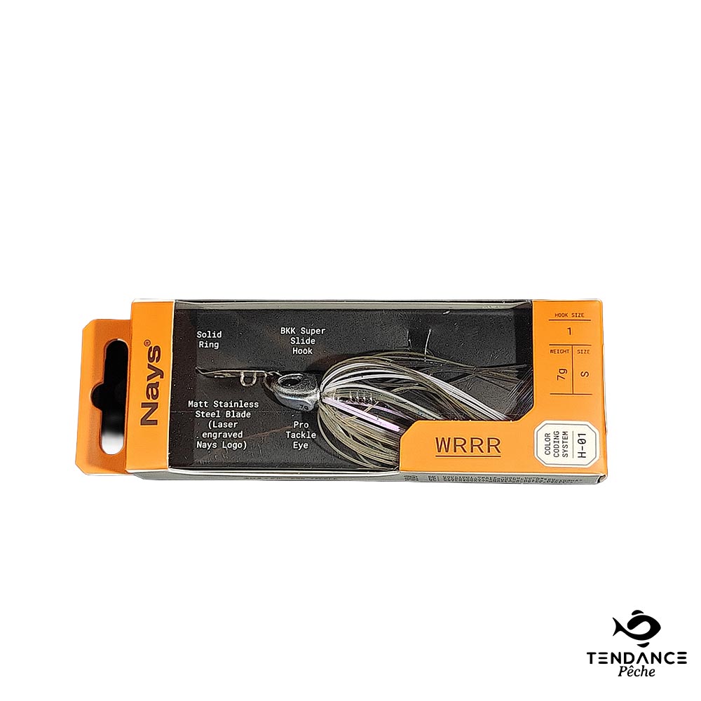 Chatterbait Nays WRRR Taille S (7g) – Coloris H-01 - Nays
