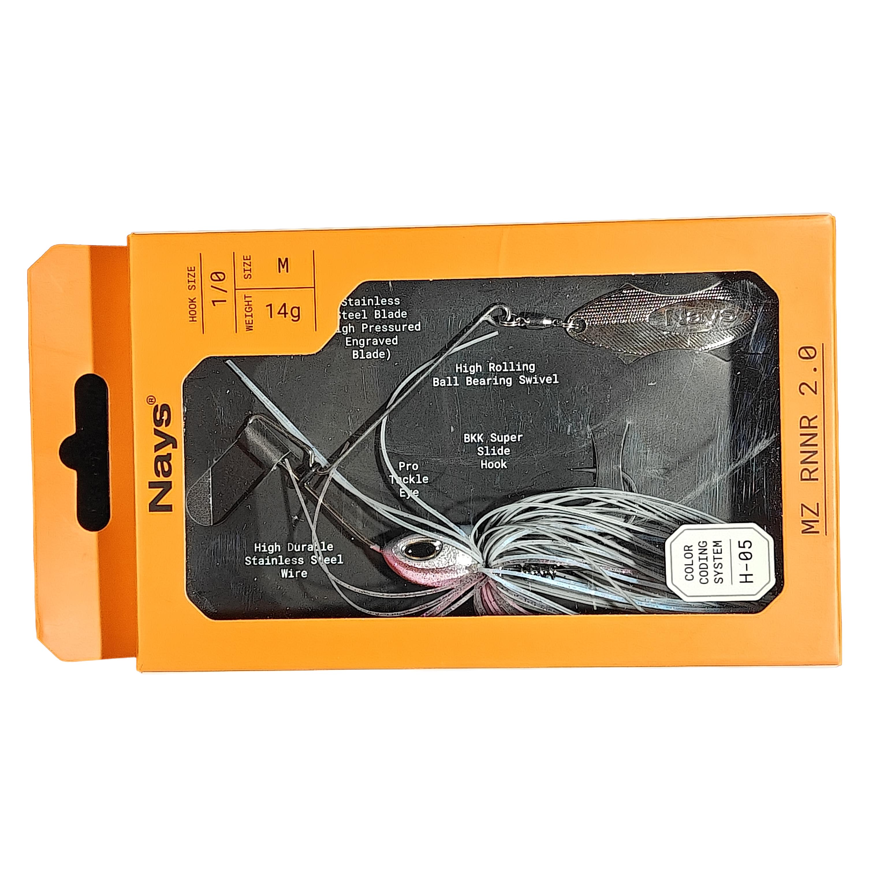 Spinnerbait Nays MZ RNNR 2.0 Taille M (14g) – Coloris H-05 - Nays