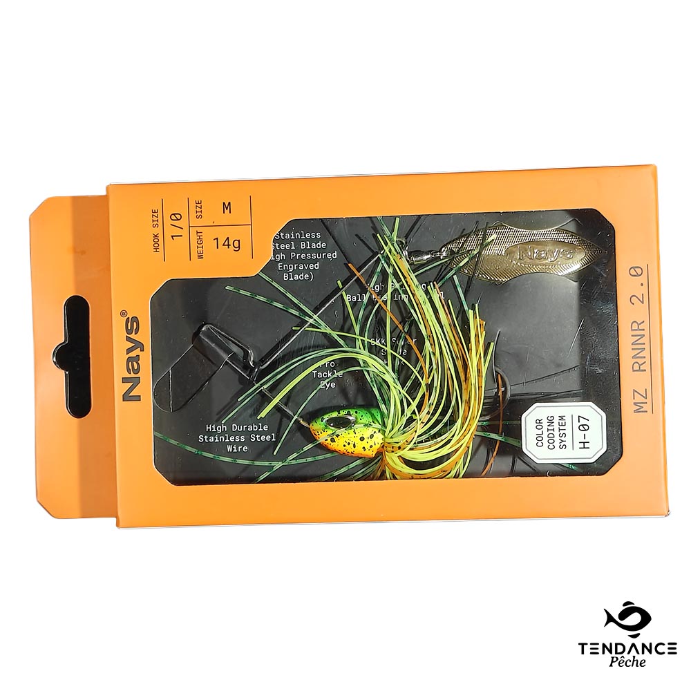 Spinnerbait Nays Mz Rnnr 2.0 Taille M (14G) – Coloris H-07 - Nays