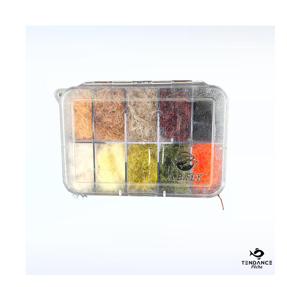 Dubbing Cdc Boîte Distributrice - 12 Couleurs - Ab Fly