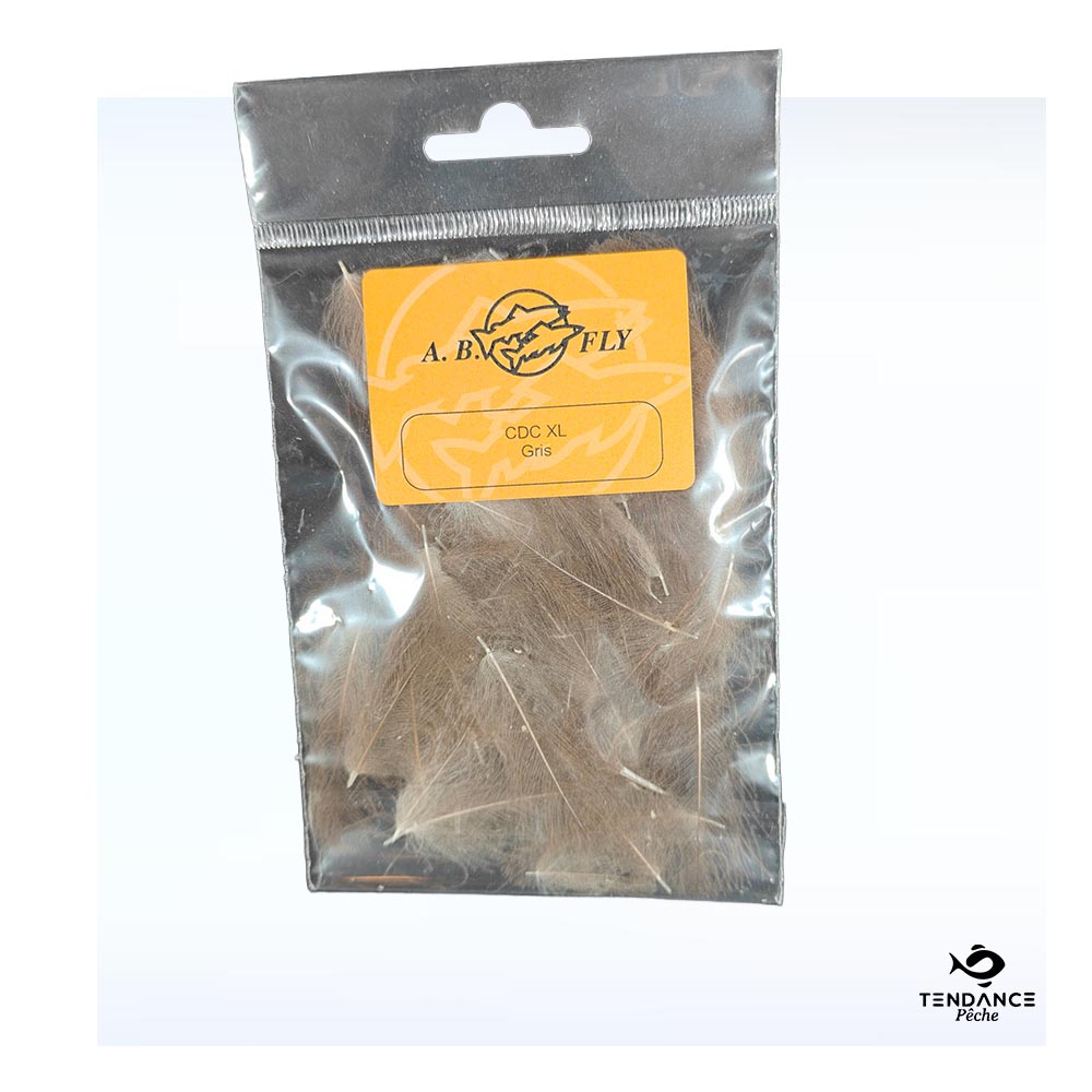 Plumes De CDC Naturel XL - Gris - Ab Fly
