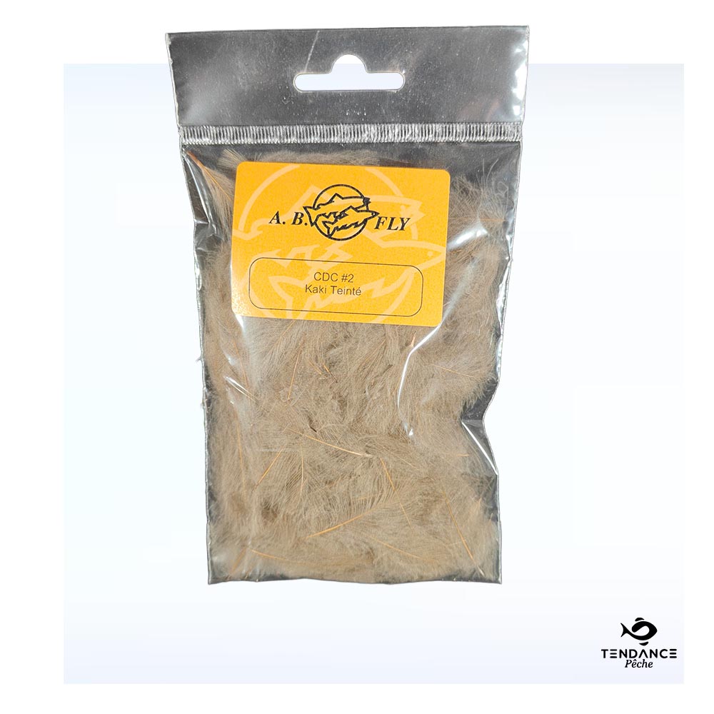 Plumes De Cdc Grade 2 - Naturel Kaki Teinté - Ab Fly