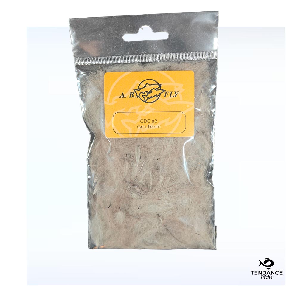 Plumes De Cdc Grade 2 - Gris Teinté - Ab Fly