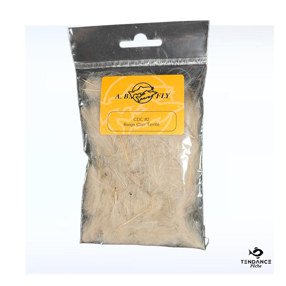 Plumes De Cdc Grade 2 - Beige Clair Teinté - Ab Fly