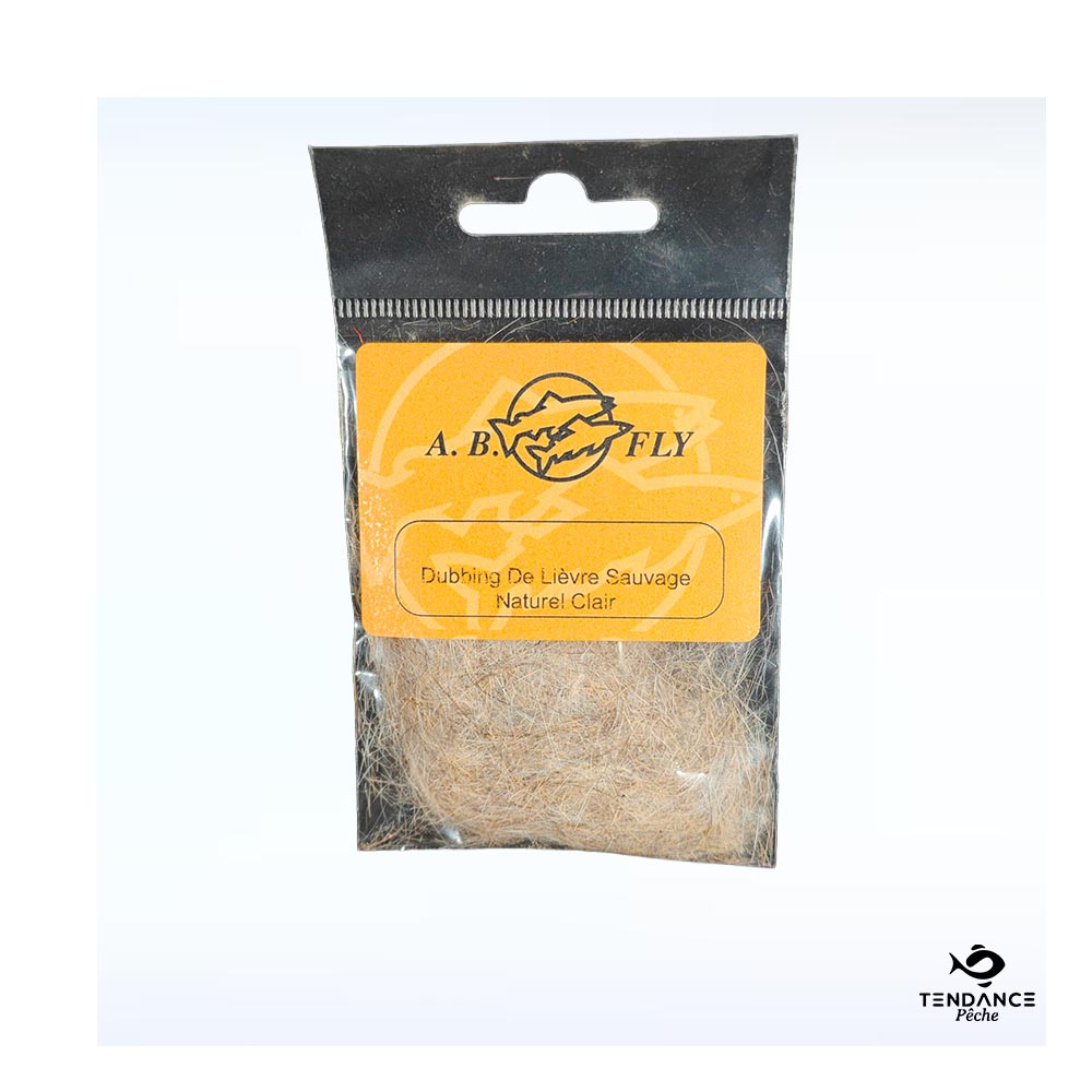 Dubbing De Lièvre Sauvage - Naturel Clair - Ab Fly