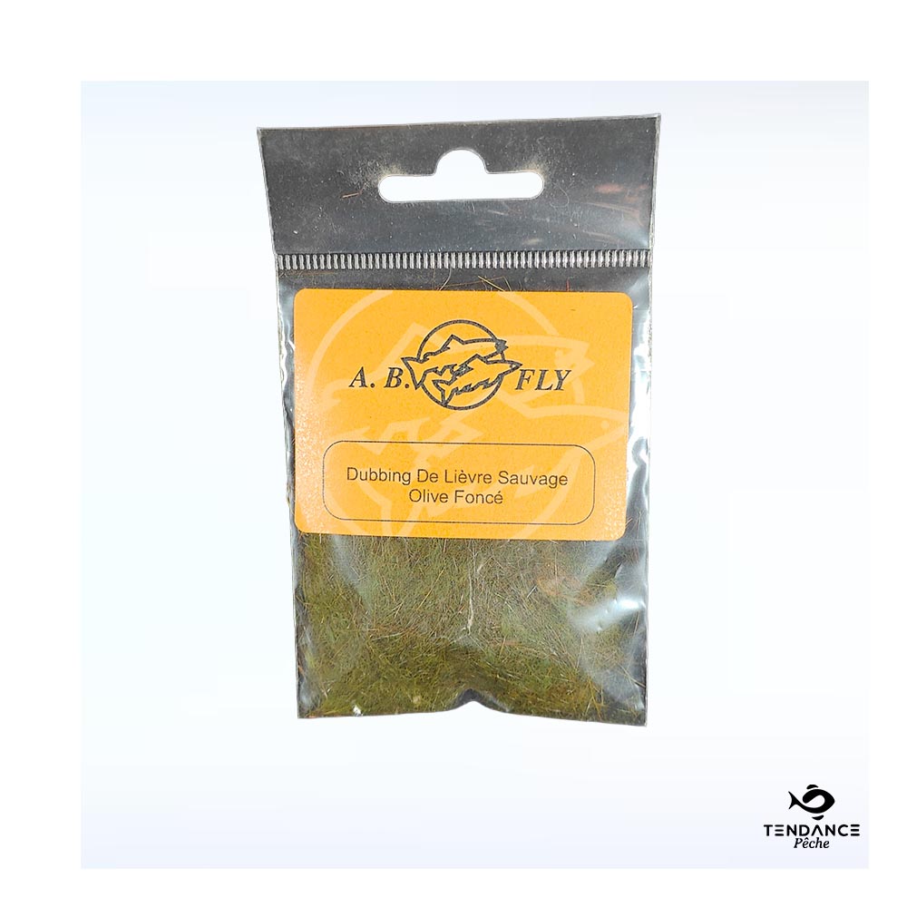 Dubbing De Lièvre Sauvage - Olive Foncé - Ab Fly