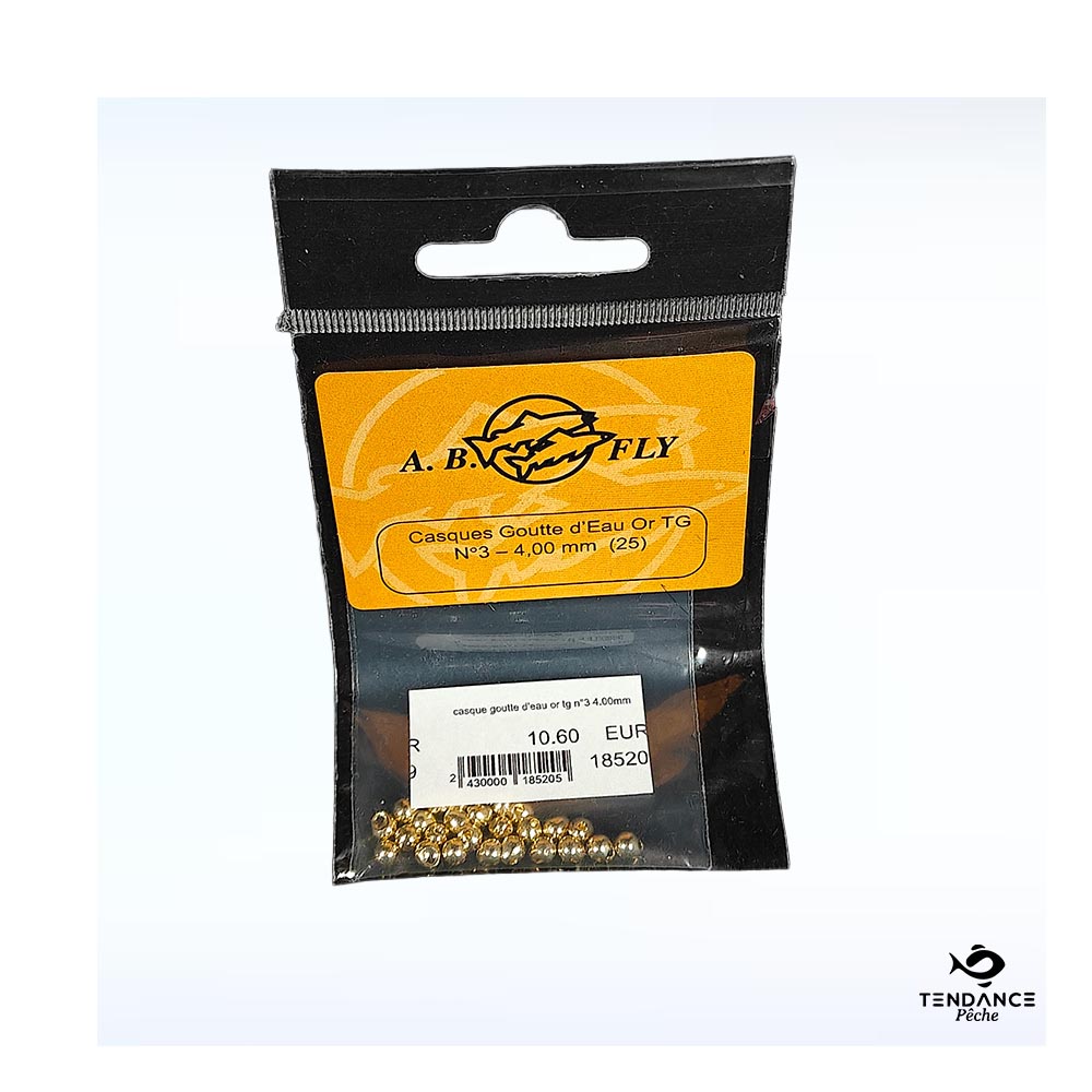 Casque Goutte D'eau - Or Tg N°3 4.00Mm - Ab Fly