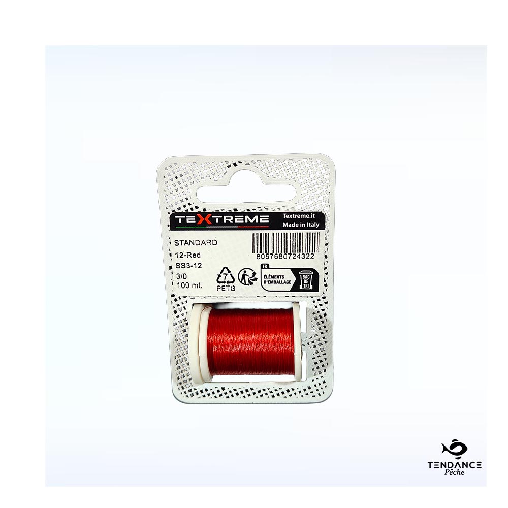 Fil De Montage Textreme 3/0 – Red (Rouge) - Textreme