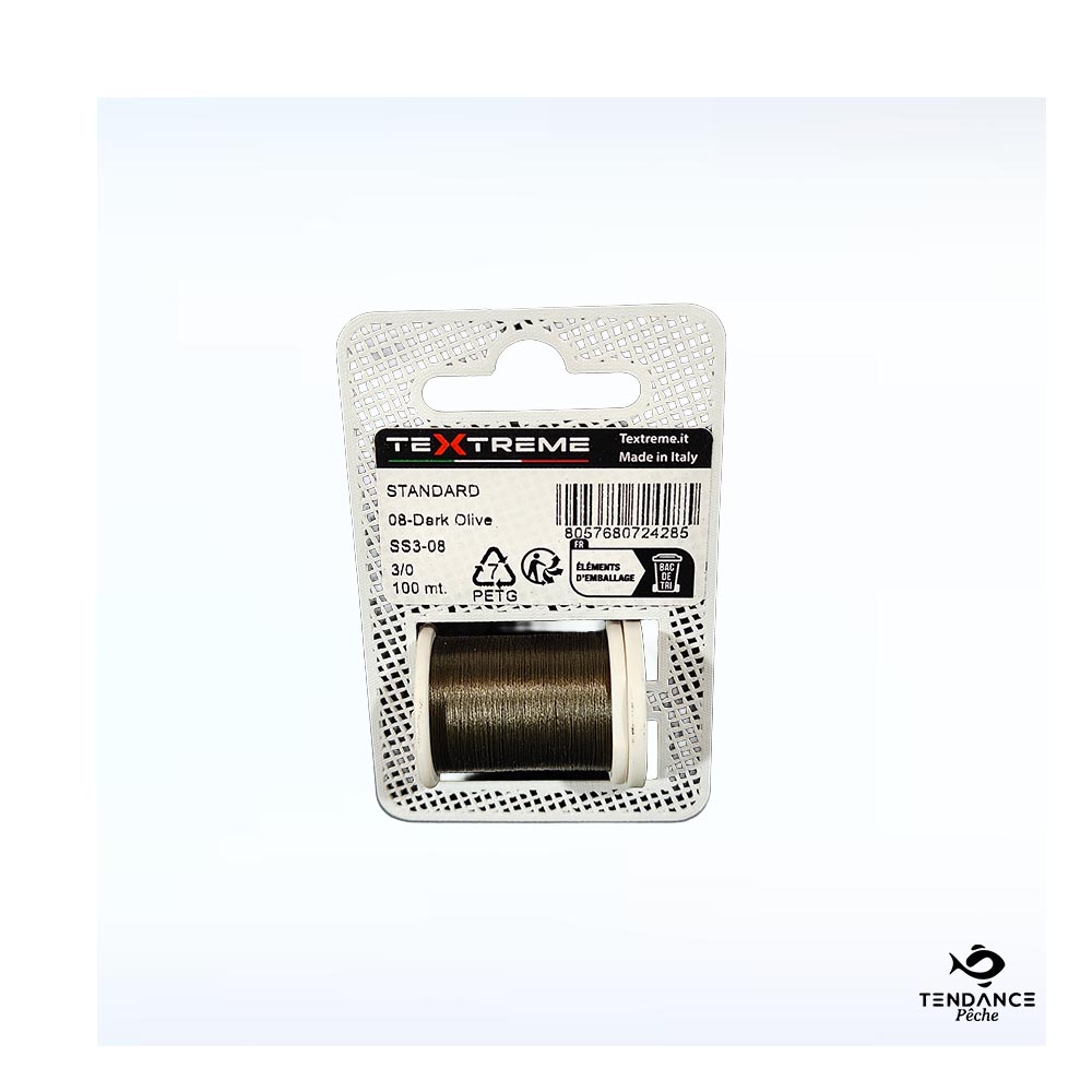 Fil De Montage Textreme 3/0 – Dark Olive (Olive Foncé) - Textreme