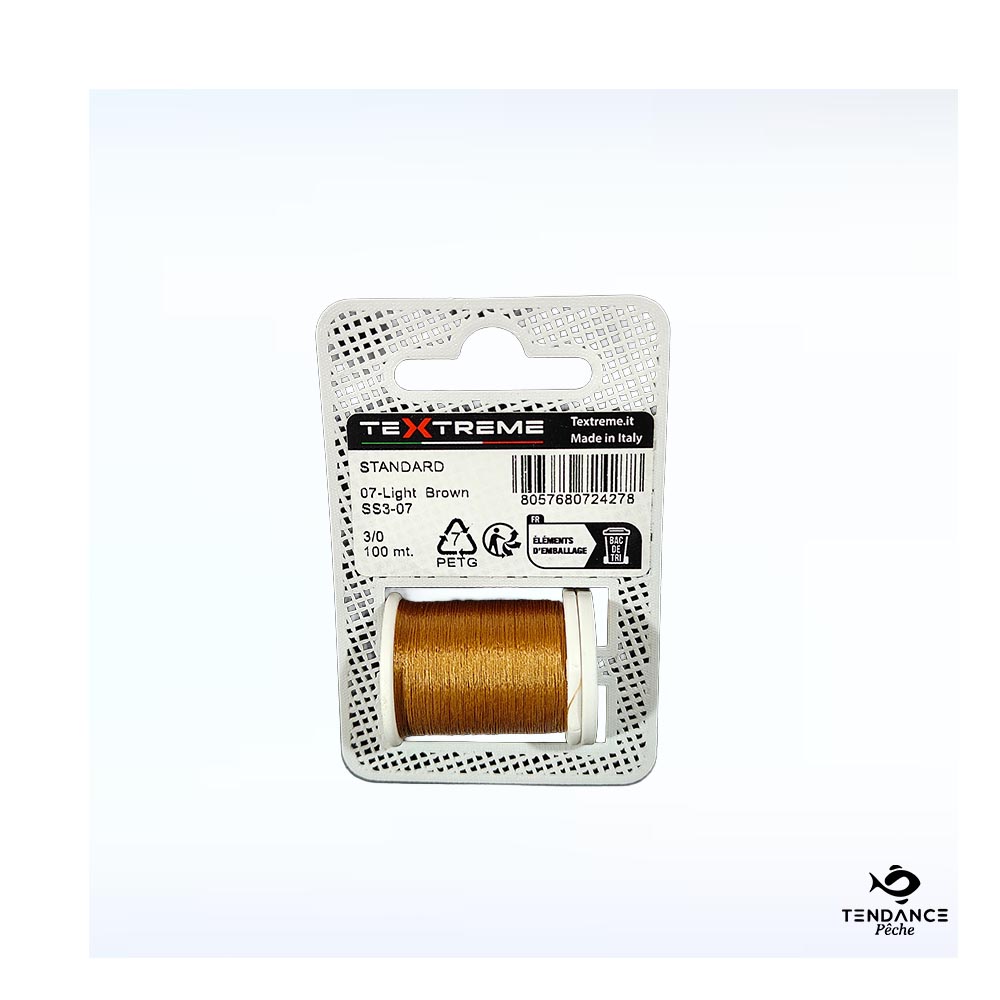 Fil De Montage Textreme 3/0 – Light Brown (Marron Clair) - Textreme