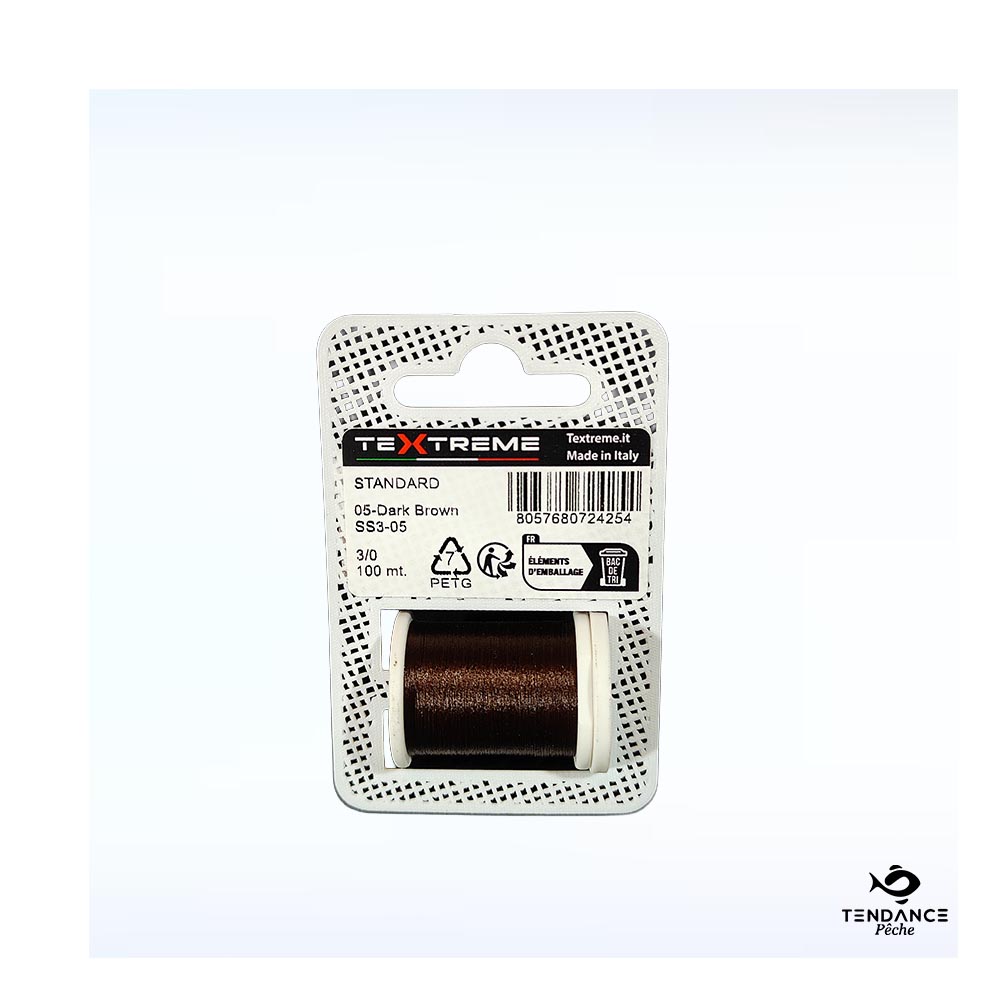 Fil De Montage Textreme 3/0 – Dark Brown (Brun Foncé) - Textreme
