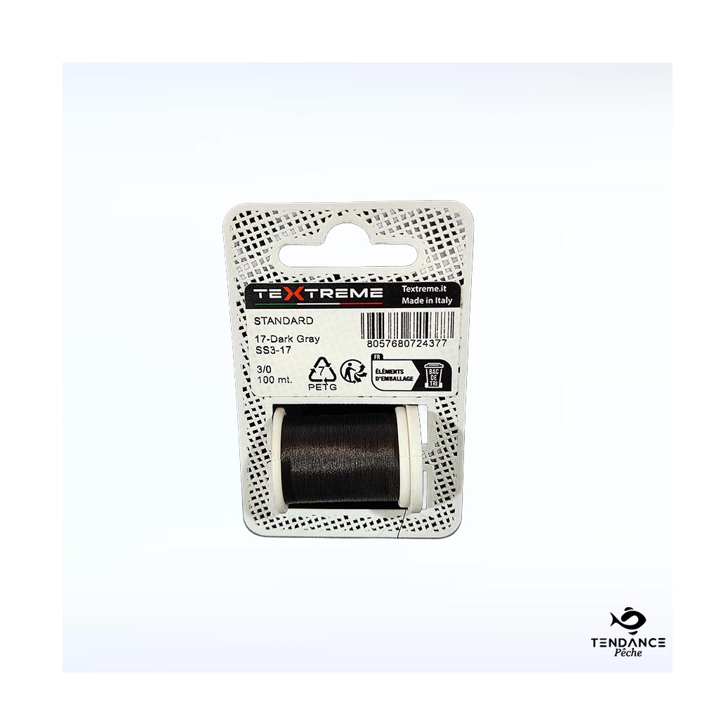 Fil De Montage Textreme 3/0 – Dark Gray (Gris Foncé) - Textreme