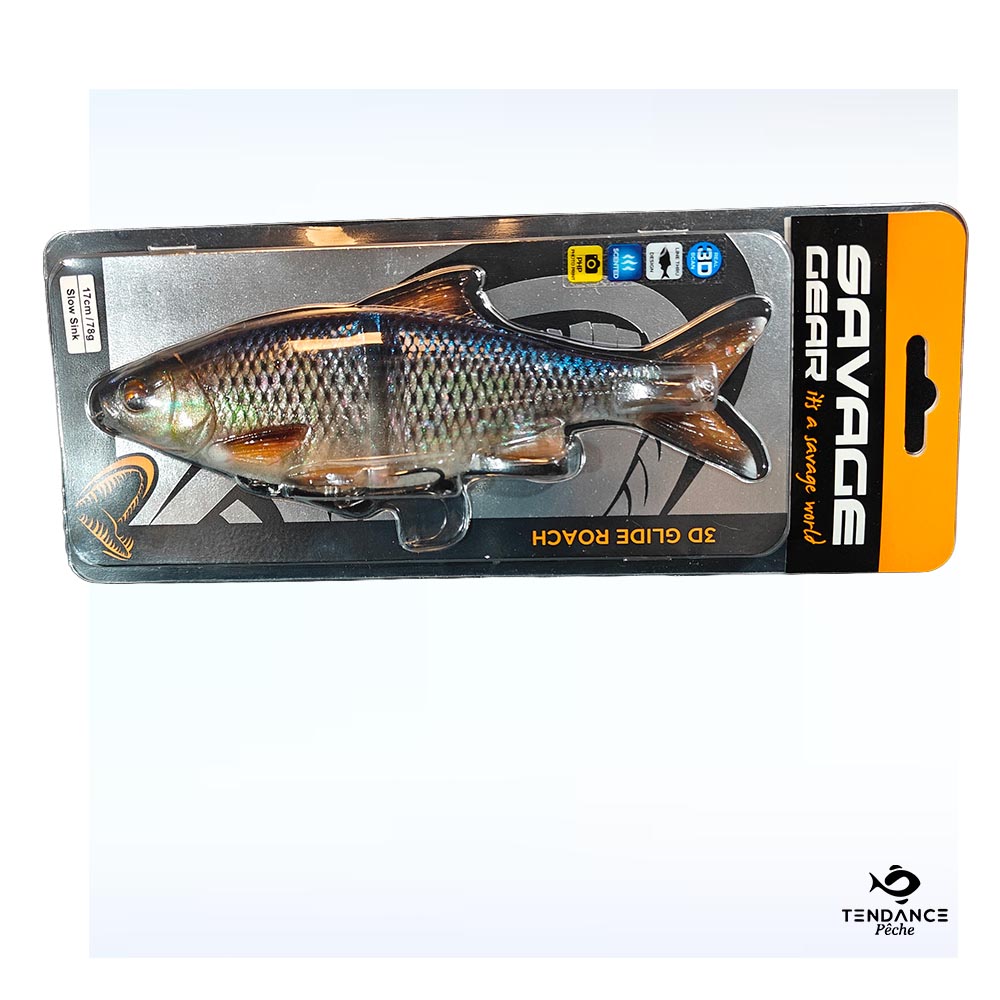 Leurre Dur 3D Glide Roach 17Cm/78G – Cl Blue Roach