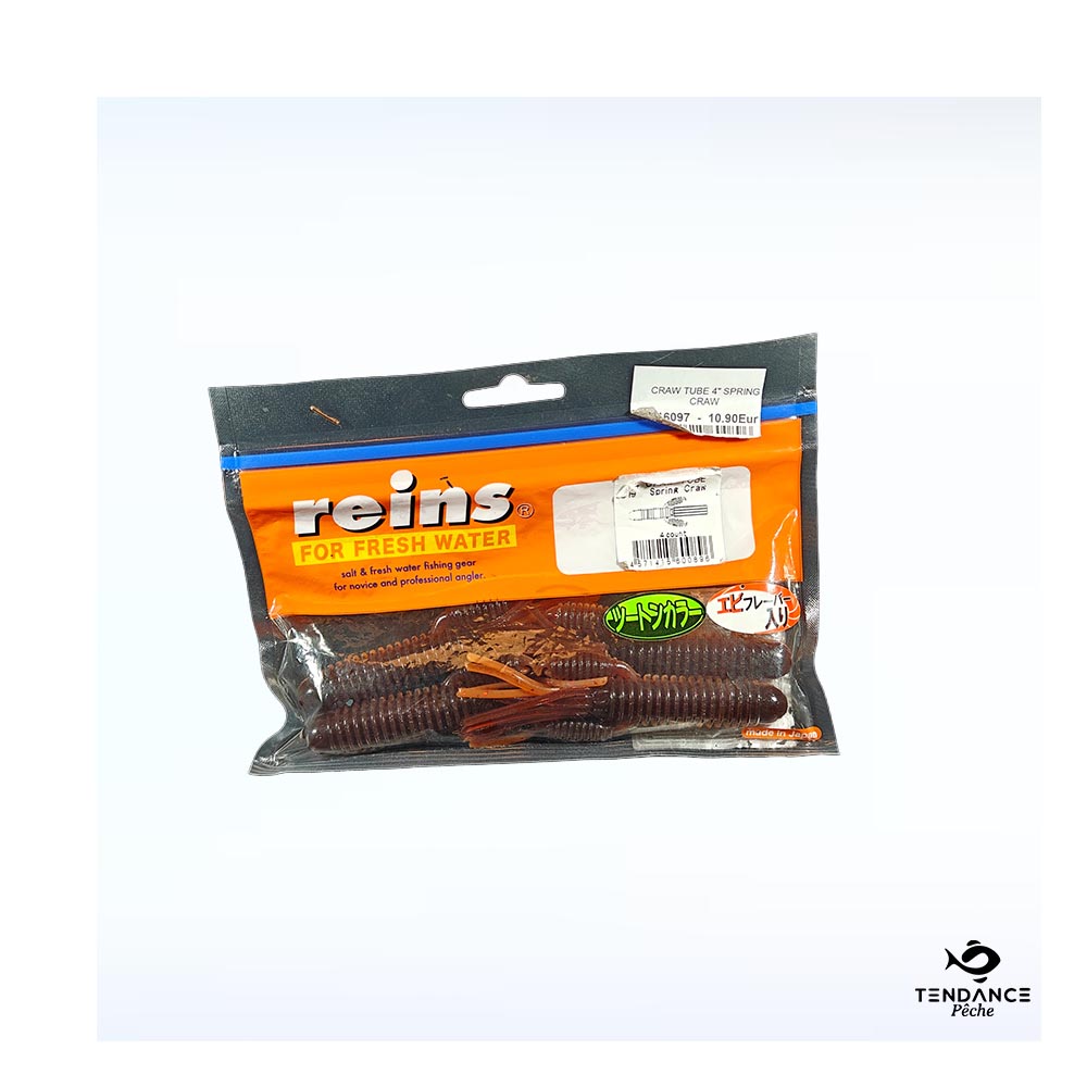 Craw Tube 4 - Spring Craw - Reins