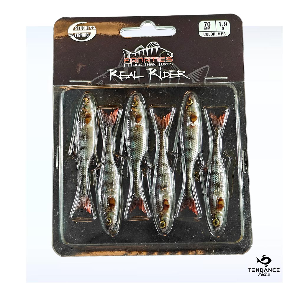 Real Rider Tail 7cm - Perch Silver - Stucki