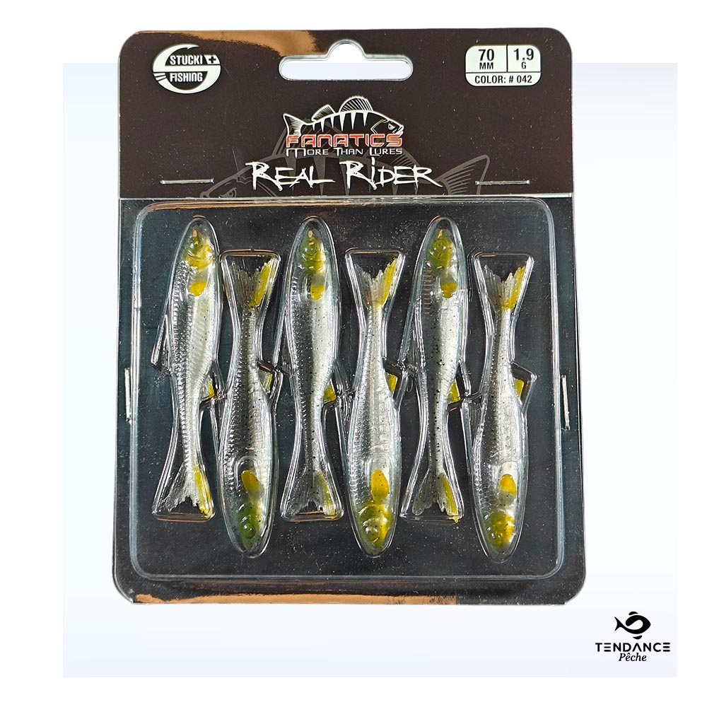 Real Rider Tail 7cm - Yellow Roach - Stucki