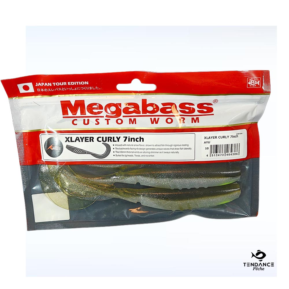 X-Layer Curly 7" - Ayu - Megabass