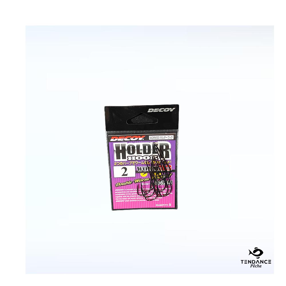 Worm 33 Holder Hook - H N°2 (9Pcs/Pack) - Decoy