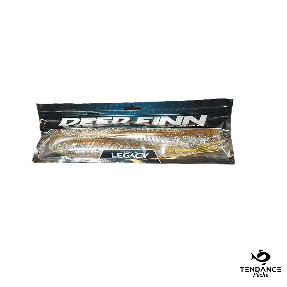 Leurre Souple A-Deep Finn 25Cm - Coloris 005 Tinsel Brown - Fishing Legacy