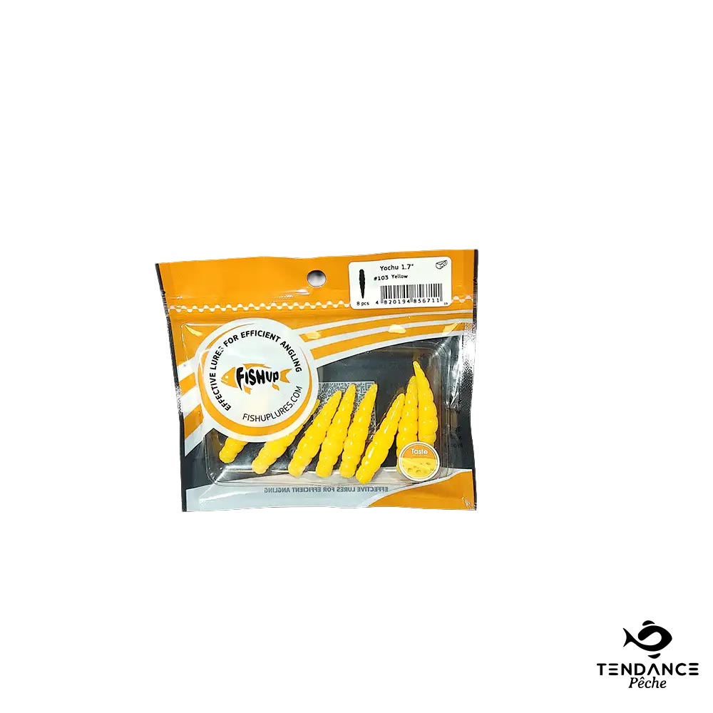 Leurre Souple Yochu 1.7" - Coloris Yellow - Fishup