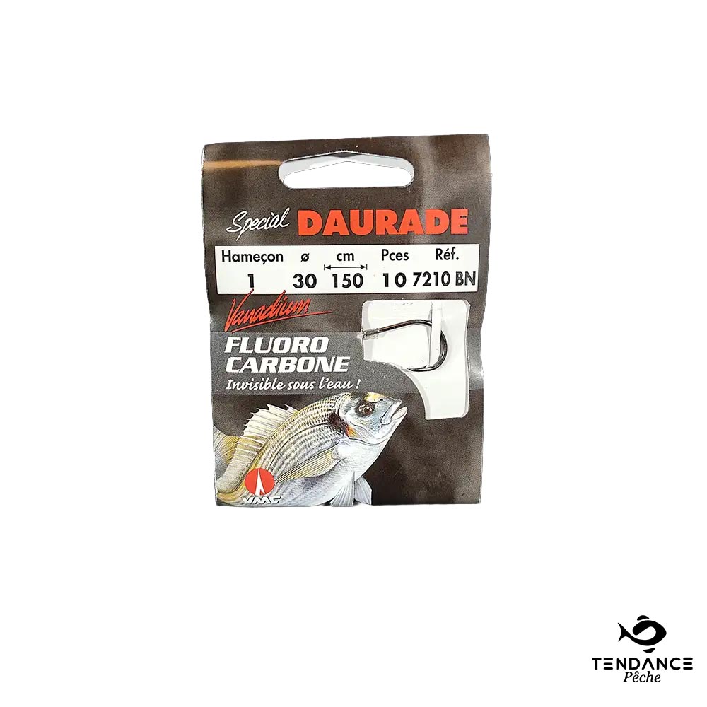 Hameçon Monté Spécial Daurade Fluoro 7210Bn - Taille 1 Sur 30/100 - Vmc