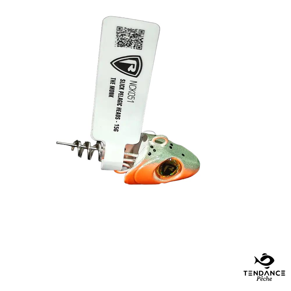 Têtes Plombées Slick Pelagic Heads 15g - Coloris THE MONK - FOX RAGE