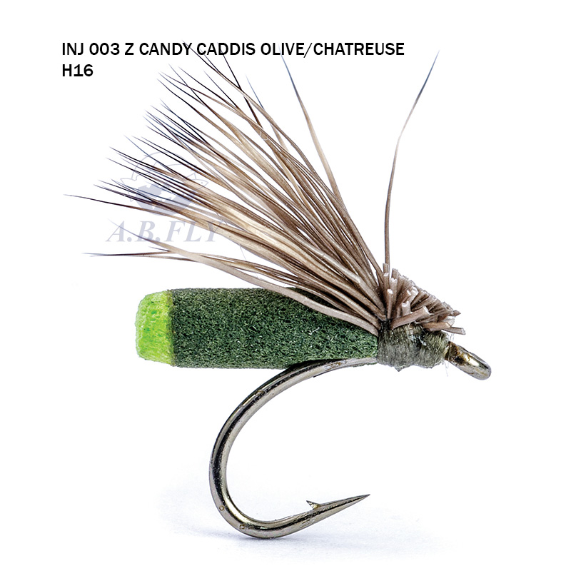 Candy Caddis Olive/Chartreuse H16 - OLIVE/CHARTREUSE (Olive et Chartreuse) - RAINY'S