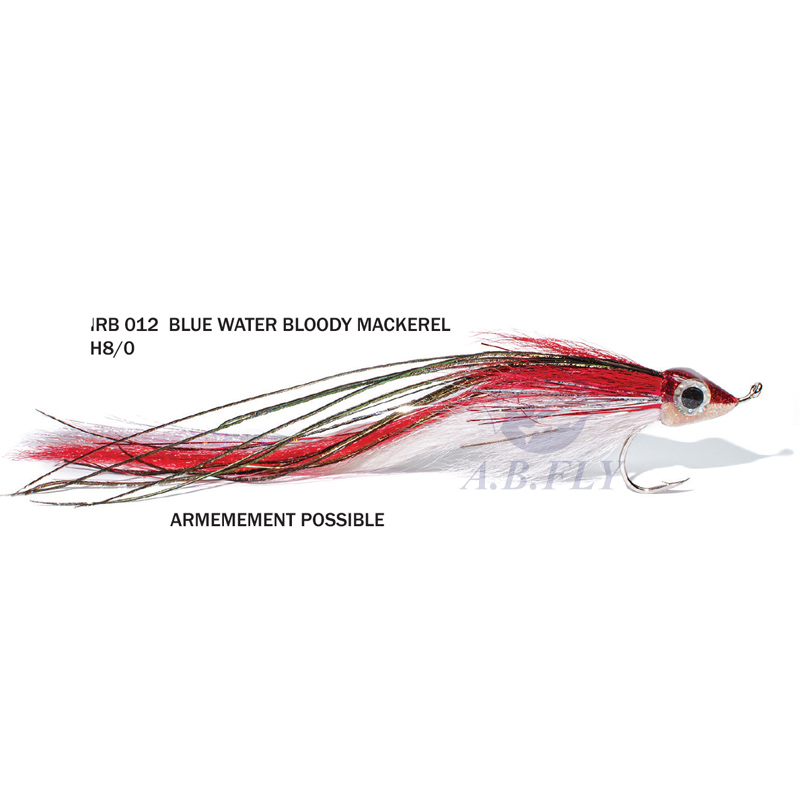 Bluewater Streamer H8/0 - BLOODY MACKEREL - RAINY'S
