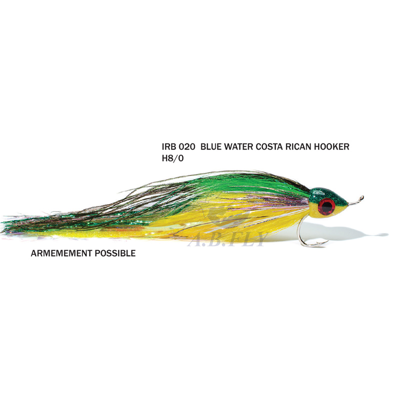 Bluewater Streamer H8/0 - COSTA RICAN HOOKER - RAINY'S