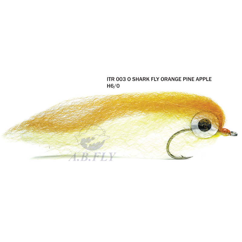 Shark Fly H6/0 - ORANGE PINEAPPLE - RAINY'S