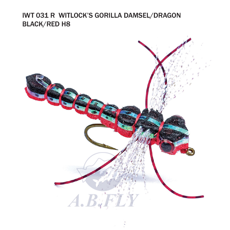 Whitlock's Gorilla Damsel/Dragon H8 - BLACK/RED (Noir/Rouge) - RAINY'S